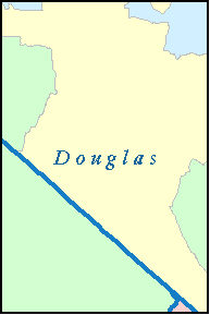 DOUGLAS County, NV ZIP Code Map
