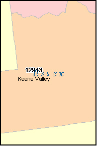 ESSEX County, NY ZIP Code Map