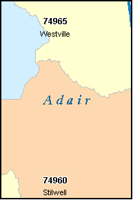 Adair County Oklahoma