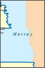 MURRAY County, OK ZIP Code Map