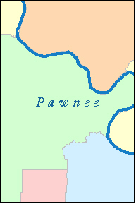 PAWNEE County, OK ZIP Code Map