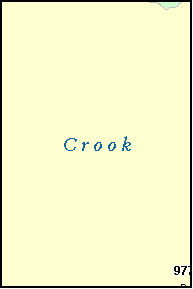 CROOK County, OR ZIP Code Map