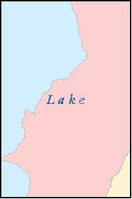 LAKE County, OR ZIP Code Map