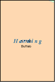 HARDING County, SD ZIP Code Map