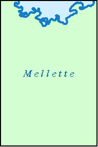 MELLETTE County, SD ZIP Code Map
