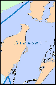 ARANSAS County, TX ZIP Code Map