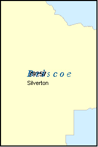 BRISCOE County, TX ZIP Code Map