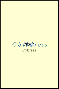 CHILDRESS County, TX ZIP Code Map
