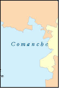 COMANCHE County, TX ZIP Code Map