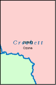 zip county code crockett map tx texas