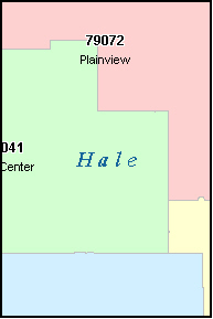 zip county code hale map tx texas