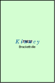 KINNEY County, TX ZIP Code Map
