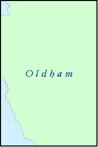 OLDHAM County, TX ZIP Code Map