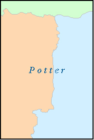 POTTER County, TX ZIP Code Map