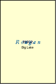 REAGAN County, TX ZIP Code Map