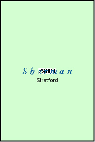 SHERMAN County, TX ZIP Code Map