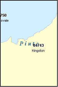 PIUTE County, UT ZIP Code Map