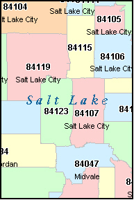 List of:  Utah Zip Codes by City
