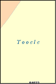 TOOELE County, UT ZIP Code Map
