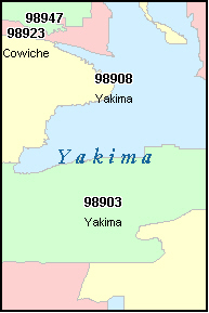 Zip Code Map Yakima Wa | yakima county washington digital zip code map Zip Code Map Yakima Wa | yakima county washington digital zip code map
