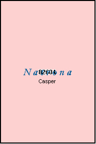 NATRONA County, WY ZIP Code Map