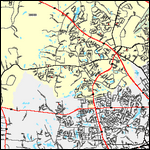 ZIP Code Street Map