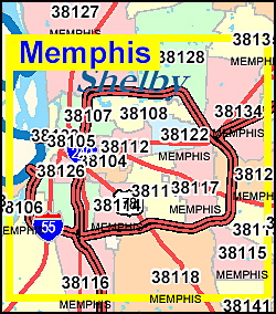 Tennessee Zip Code Map, TN Maps Images - Frompo