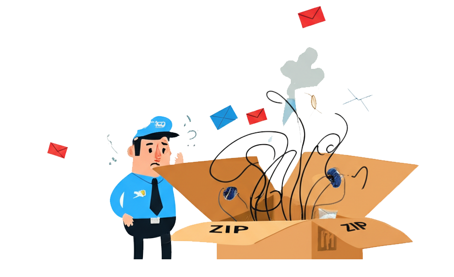 A mailman and package gone bad