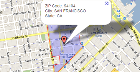 ZIP Code Boundary Example Photo 2