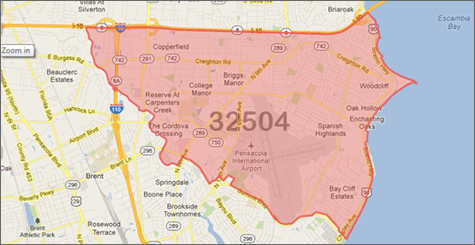 ZIP Code Boundary Data