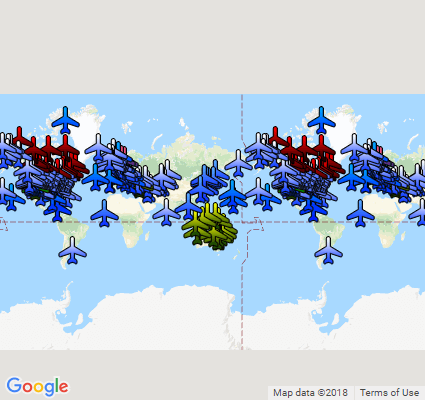 Armed Forces Americas State Map Map showing the ZIP Codes in the State of Armed Forces Americas
