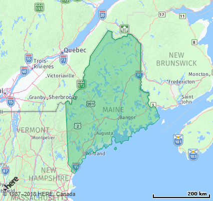 Interactive Map Of Maine Zip Code Map - vrogue.co