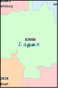 Illinois Zip Code Map