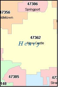 Madison County Indiana Zip Code Map