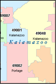 Zip Code For Kalamazoo Michigan