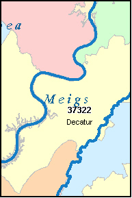zip county code meigs map tn tennessee