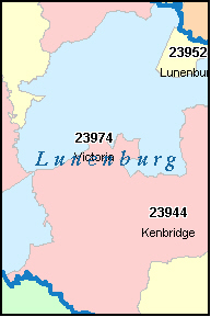 VICTORIA Virginia, VA ZIP Code Map Downloads