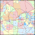 Zip Code Maps - 5 Digit Digital Zip Codes Map