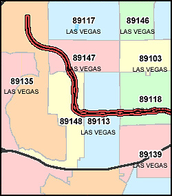 Nevada Map Zip Codes